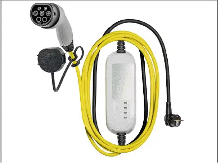 Volkswagen ID.4 - Fig. 1 Charging cable for mains sockets (general example).