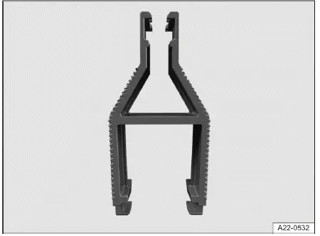 Volkswagen ID.4 - Fig. 2 Plastic pliers for removing or installing a fuse