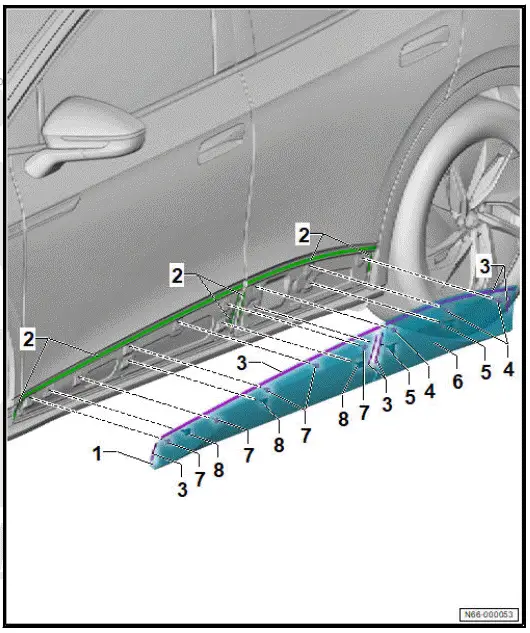 Volkswagen ID.4. Assembly overview - covers