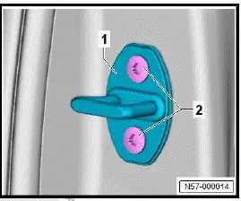 Volkswagen ID.4. Assembly overview - door