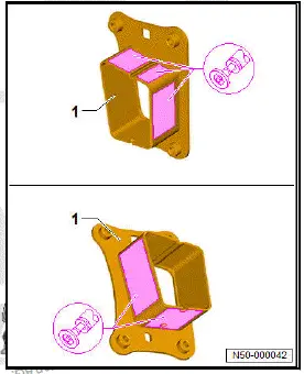 Volkswagen ID.4. Renewing front right longitudinal member, part section (second separating cut)