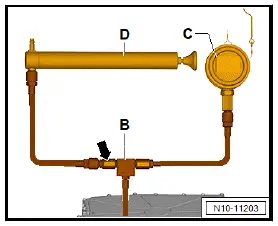 Volkswagen ID.4. Leakage test of electric drive motor, rear