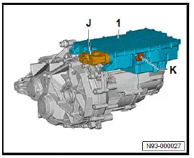 Volkswagen ID.4. Leakage test of electric drive motor, rear