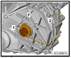Volkswagen ID.4. Leakage test of electric drive motor, rear