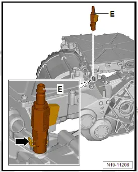 Volkswagen ID.4. Leakage test of electric drive motor, rear