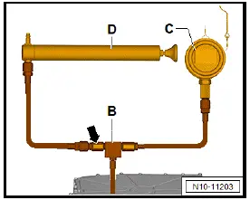 Volkswagen ID.4. Leakage test of electric drive motor, rear