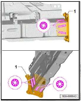 Volkswagen ID.4. Renewing front longitudinal member cross panel