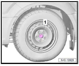 Volkswagen ID.4. Loosening and tightening threaded connections of drive shaft 