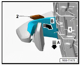 Volkswagen ID.4. Removing and installing interior mirror