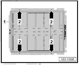 Volkswagen ID.4. Raising high-voltage battery 1 [AX2] 