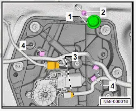 Volkswagen ID.4. Removing and installing assembly carrier