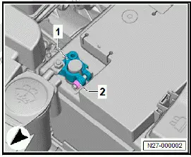 Volkswagen ID.4. Removing and installing battery [A] 