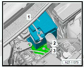 Volkswagen ID.4. Removing and installing battery [A] 
