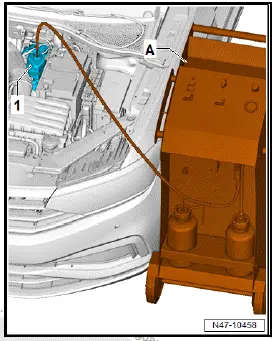 Volkswagen ID.4. Removing and installing brake master cylinder