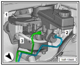 Volkswagen ID.4. Removing and installing brake servo