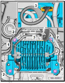 Volkswagen ID.4. Removing and installing bulb for VARILIS headlight [L207]/[L208] 