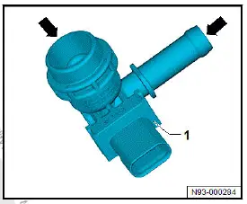 Volkswagen ID.4. Removing and installing charging unit 1 for high-voltage battery AX4