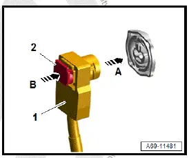 Volkswagen ID.4. Removing and installing curtain airbag with igniter