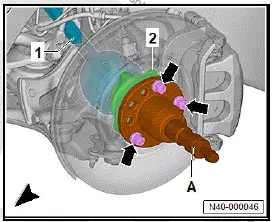 Volkswagen ID.4. Removing and installing drive shaft