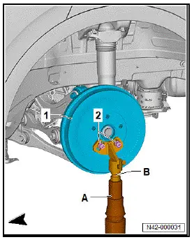 Volkswagen ID.4. Removing and installing drive shaft