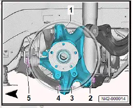 Volkswagen ID.4. Removing and installing drive shaft