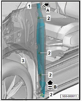 Volkswagen ID.4. Removing and installing end plate