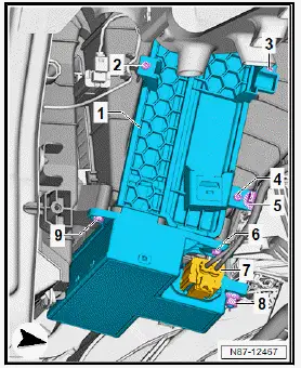 Volkswagen ID.4. Removing and installing heater and air conditioning unit