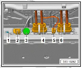 Volkswagen ID.4. Removing and installing high-voltage battery 1 [AX2]