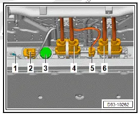 Volkswagen ID.4. Removing and installing high-voltage battery 1 [AX2]