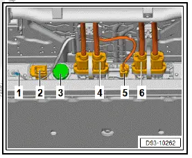Volkswagen ID.4. Removing and installing high-voltage battery 1 [AX2]