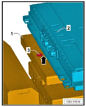 Volkswagen ID.4. Removing and installing high-voltage battery 1 [AX2], 82 kWh