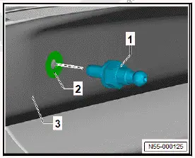 Volkswagen ID.4. Removing and installing ball stud