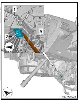 Volkswagen ID.4. Removing and installing sensor for interior carbon dioxide concentration [G929]