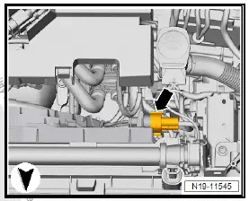 Volkswagen ID.4. Removing and installing radiator cowl with radiator fan