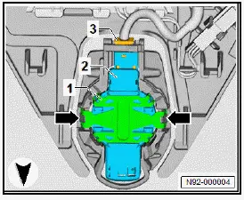 Volkswagen ID.4. Removing and installing rain and light sensor [G397] 