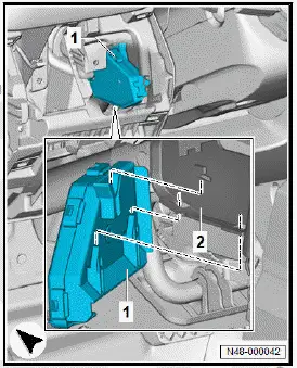 Volkswagen ID.4. Removing and installing steering column 