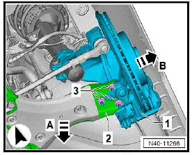 Volkswagen ID.4. Removing and installing subframe with steering rack, rear wheel drive