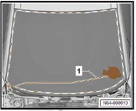 Volkswagen ID.4. Removing and installing windscreen 
