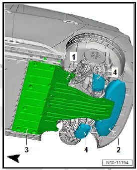 Volkswagen ID.4. Removing rear motor