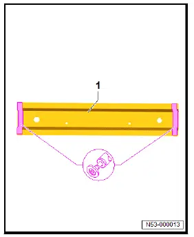 Volkswagen ID.4. Renewing luggage compartment floor cross member
