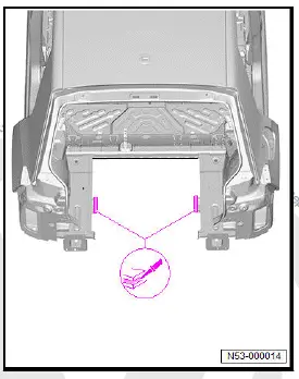 Volkswagen ID.4. Renewing luggage compartment floor cross member