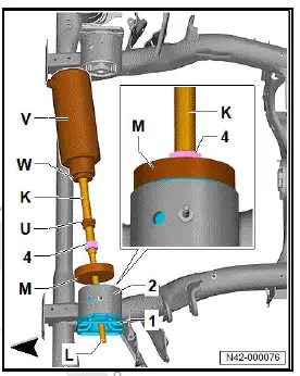 Volkswagen ID.4. Renewing motor mountings