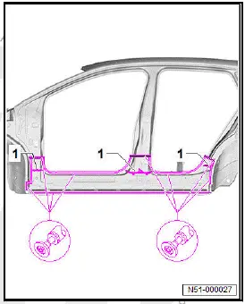 Volkswagen ID.4. Renewing outer side member