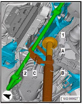 Volkswagen ID.4. Renewing rear subframe mountings 