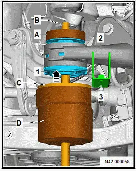 Volkswagen ID.4. Renewing rear subframe mountings 
