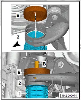 Volkswagen ID.4. Renewing rear subframe mountings 