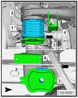 Volkswagen ID.4. Renewing rear subframe mountings 