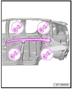Volkswagen ID.4. Renewing roof side member