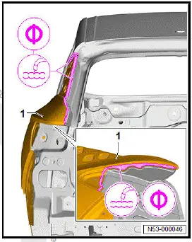 Volkswagen ID.4. Renewing side panel, part section