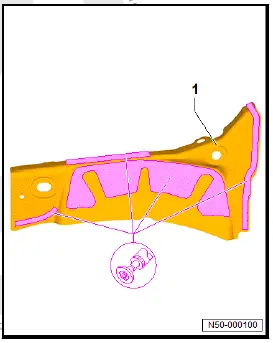 Volkswagen ID.4. Renewing upper inner longitudinal member